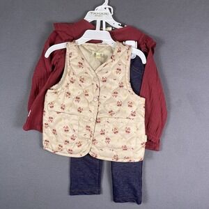 NWT Tahari Baby Fall 3 Piece Outfit Set 24 Months